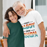 T-shirt personnalisé pour grand-père - Cadeau fête des pères / Cadeau pour la famille